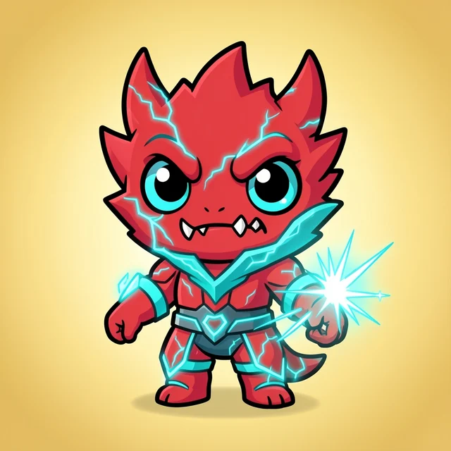 AI monster card made from a photo