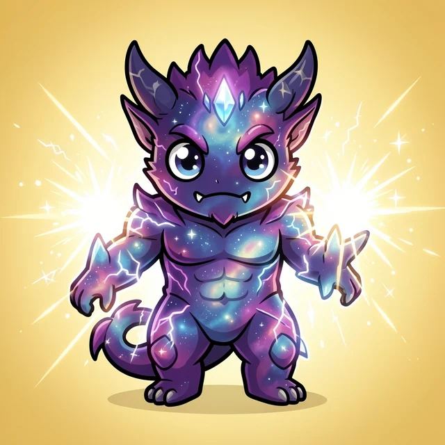Unique monster card from an everyday object